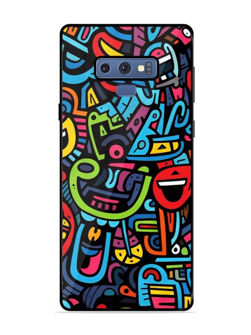 Doodlephoria Glossy Soft Edge Case for Samsung Galaxy Note 9 Chachhi