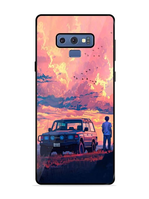 Solitude'S Horizon Glossy Soft Edge Case for Samsung Galaxy Note 9 Chachhi