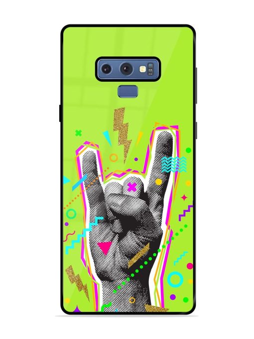 Neon Rock Glossy Soft Edge Case for Samsung Galaxy Note 9 Chachhi