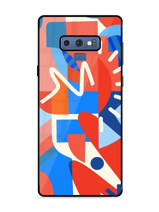 Abstract Harmony Glossy Soft Edge Case for Samsung Galaxy Note 9