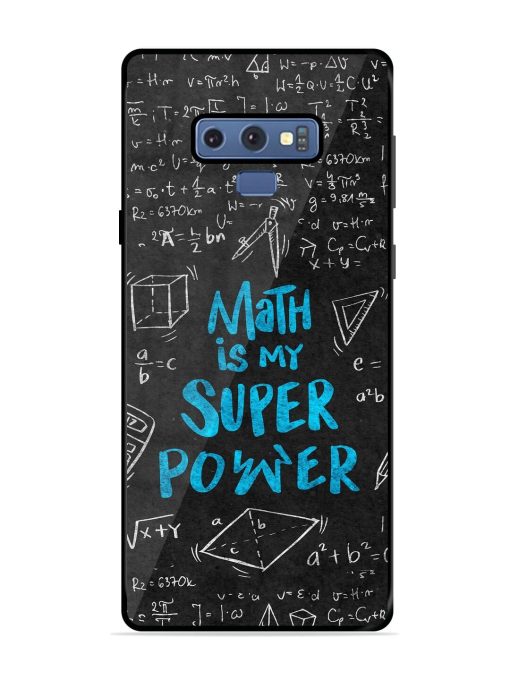 Math Magic Glossy Soft Edge Case for Samsung Galaxy Note 9 Chachhi