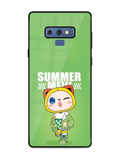 Purrfect Summer Glossy Soft Edge Case for Samsung Galaxy Note 9