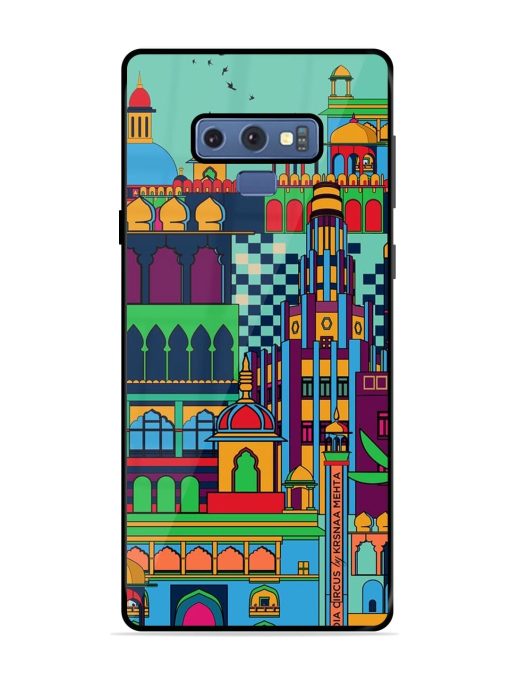 Indian Tapestry Glossy Soft Edge Case for Samsung Galaxy Note 9 Chachhi