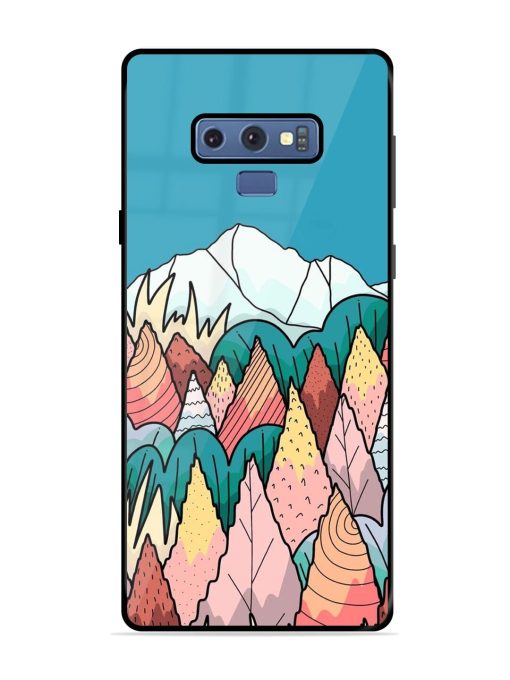 Mountain Dreamscape Glossy Soft Edge Case for Samsung Galaxy Note 9 Chachhi