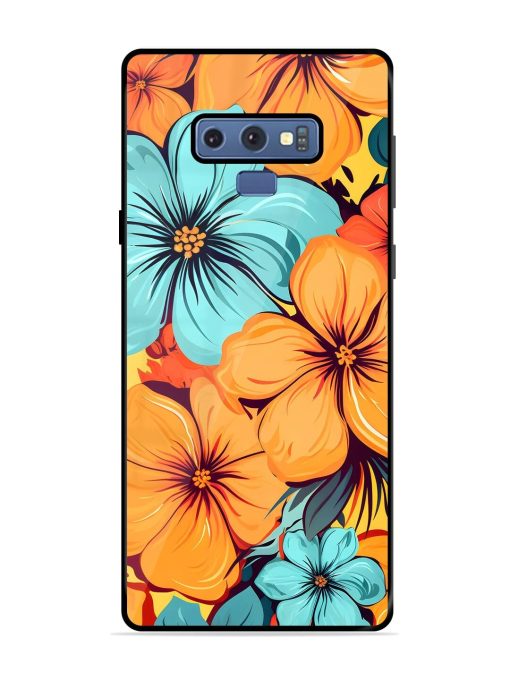 Tropical Bloom Glossy Soft Edge Case for Samsung Galaxy Note 9