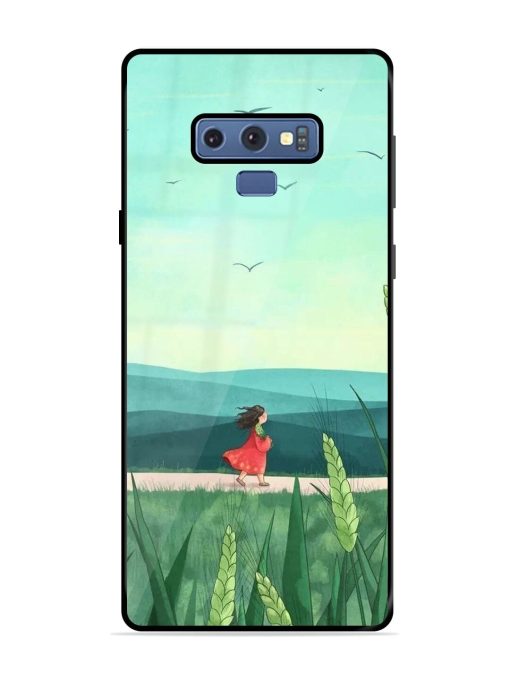 Solitude'S Serenity Glossy Soft Edge Case for Samsung Galaxy Note 9 Chachhi