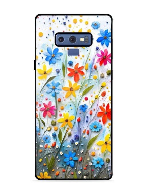 Vibrant Floral Glossy Soft Edge Case for Samsung Galaxy Note 9