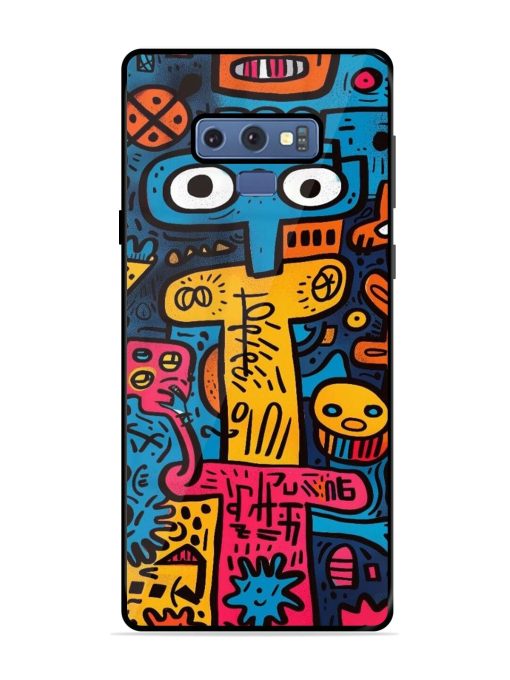 Doodletopia Glossy Soft Edge Case for Samsung Galaxy Note 9 Chachhi