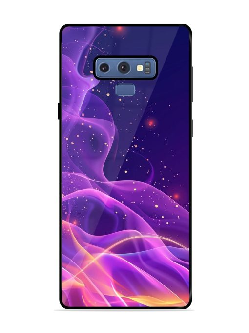 Cosmic Currents Glossy Soft Edge Case for Samsung Galaxy Note 9 Chachhi