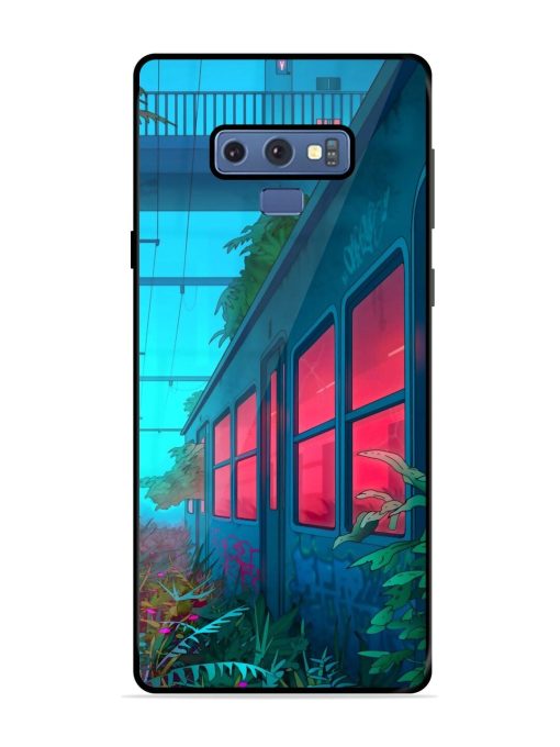 Urban Jungle Glossy Soft Edge Case for Samsung Galaxy Note 9 Chachhi