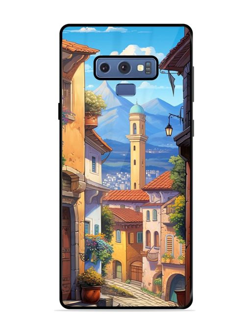 Tuscan Twilight Glossy Soft Edge Case for Samsung Galaxy Note 9 Chachhi