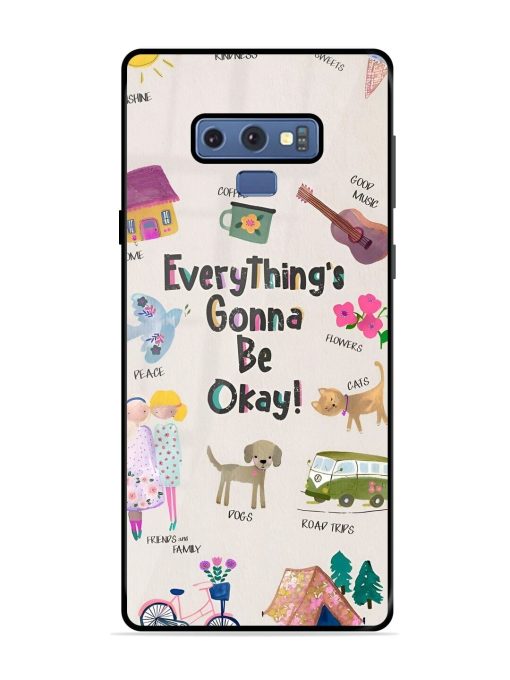 Sunshine And Smiles Glossy Soft Edge Case for Samsung Galaxy Note 9 Chachhi