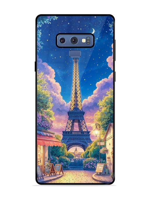 Twilight In Paris Glossy Soft Edge Case for Samsung Galaxy Note 9