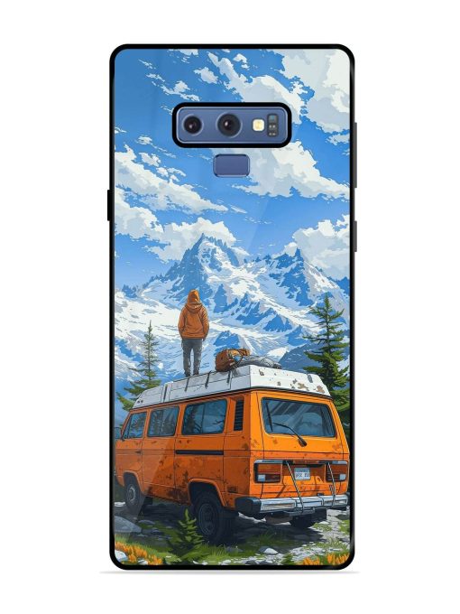 Mountaintop Solitude Glossy Soft Edge Case for Samsung Galaxy Note 9 Chachhi