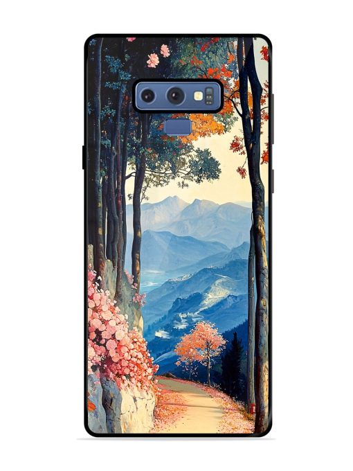 Mountainside Serenity Glossy Soft Edge Case for Samsung Galaxy Note 9 Chachhi