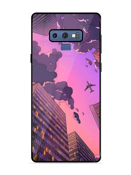 Urban Twilight Glossy Soft Edge Case for Samsung Galaxy Note 9 Chachhi