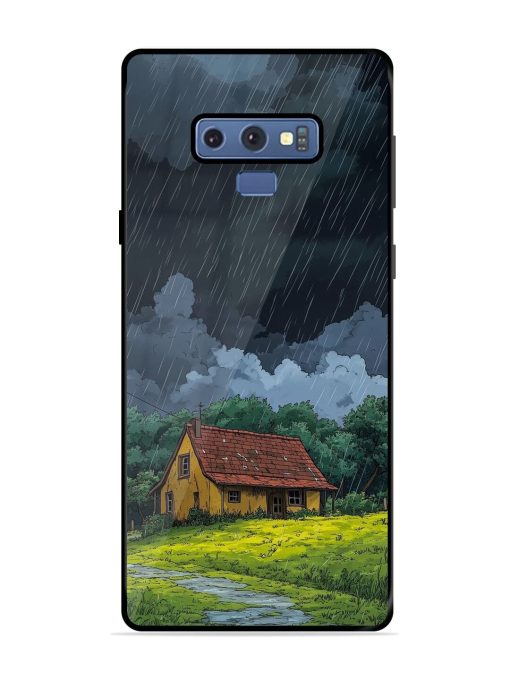 Rainy Day Retreat Glossy Soft Edge Case for Samsung Galaxy Note 9 Chachhi