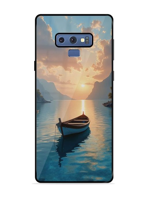 Serene Sunset Glossy Soft Edge Case for Samsung Galaxy Note 9 Chachhi