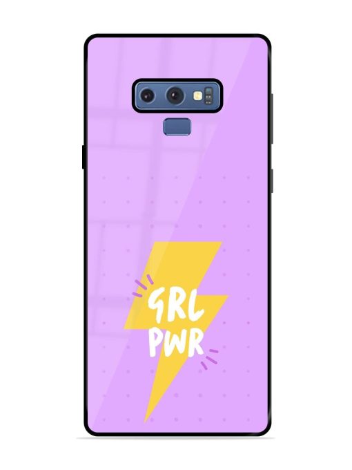 Girl Power Spark Glossy Soft Edge Case for Samsung Galaxy Note 9 Chachhi