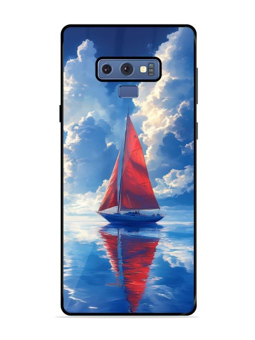 Crimson Sails Glossy Soft Edge Case for Samsung Galaxy Note 9 Chachhi