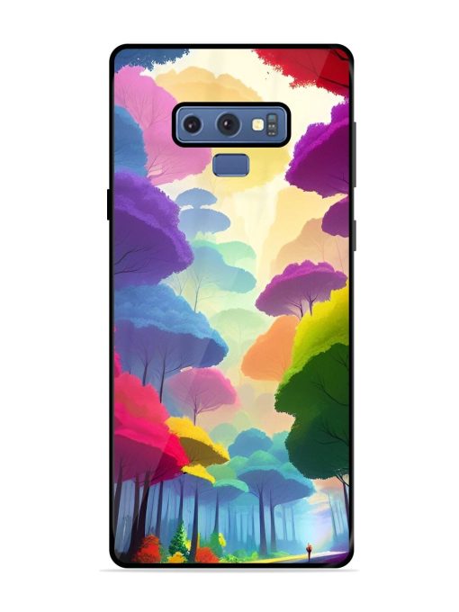 Rainbow Road Glossy Soft Edge Case for Samsung Galaxy Note 9 Chachhi