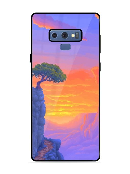 Cliffside Solitude Glossy Soft Edge Case for Samsung Galaxy Note 9 Chachhi