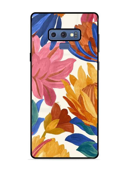 Blooming Tapestry Glossy Soft Edge Case for Samsung Galaxy Note 9 Chachhi