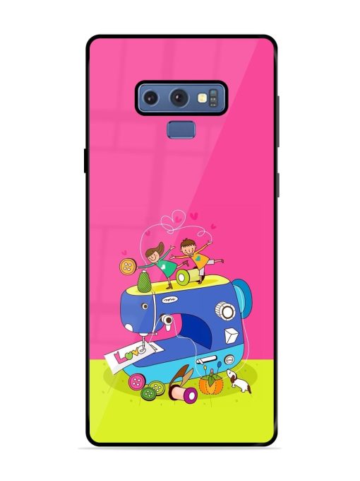 Sew Cute Glossy Soft Edge Case for Samsung Galaxy Note 9 Chachhi