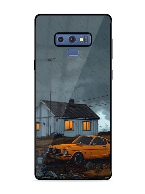 Rainy Day Retreat Glossy Soft Edge Case for Samsung Galaxy Note 9 Chachhi