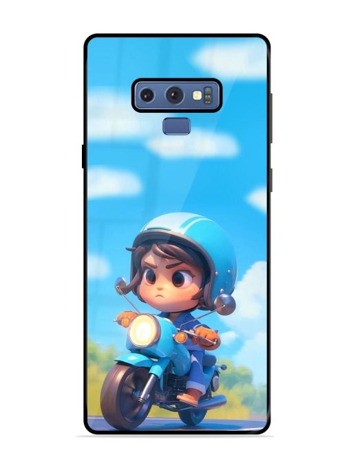 Little Rider Glossy Soft Edge Case for Samsung Galaxy Note 9 Chachhi