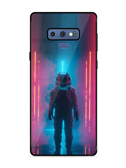 Neon Astronaut Glossy Soft Edge Case for Samsung Galaxy Note 9 Chachhi