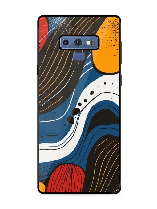 Abstract Expression Glossy Soft Edge Case for Samsung Galaxy Note 9 Chachhi