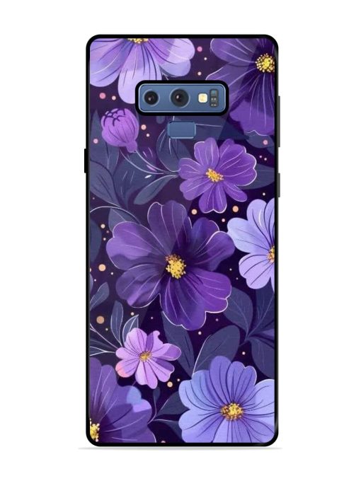 Purple Paradise Glossy Soft Edge Case for Samsung Galaxy Note 9 Chachhi