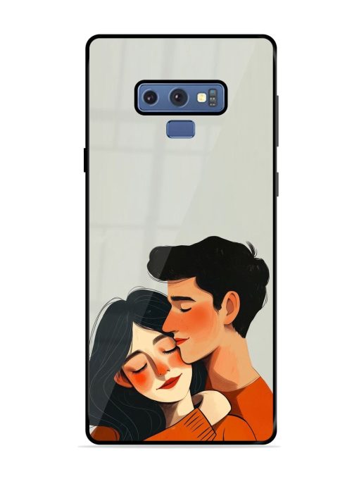 Craft Couples Glossy Soft Edge Case for Samsung Galaxy Note 9 Chachhi