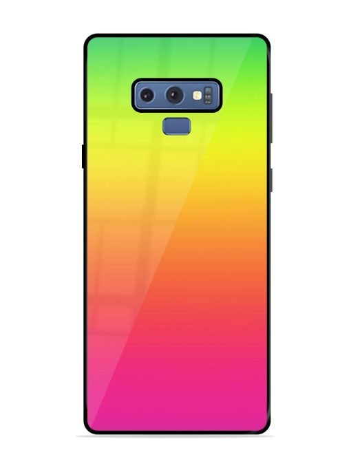 Rainbow Gradient Glossy Soft Edge Case for Samsung Galaxy Note 9 Chachhi