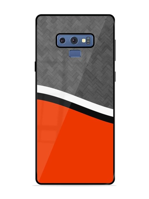 Bold Contrast Glossy Soft Edge Case for Samsung Galaxy Note 9 Chachhi