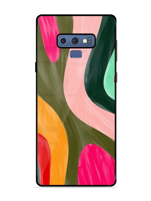 Wavy Wonderland Glossy Soft Edge Case for Samsung Galaxy Note 9 Chachhi