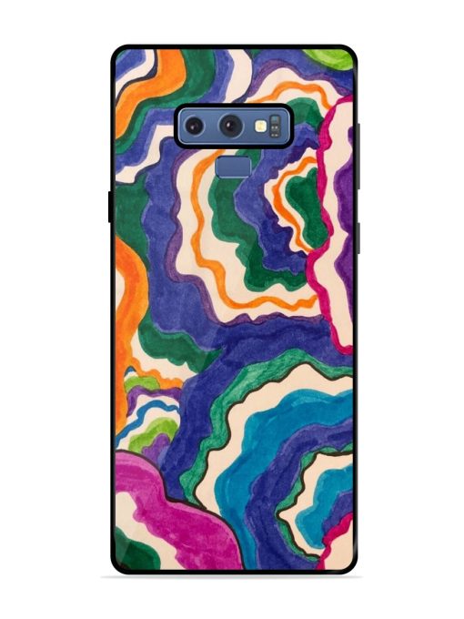 Wavy Wonder Glossy Soft Edge Case for Samsung Galaxy Note 9 Chachhi