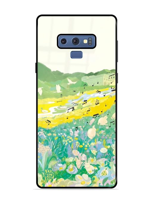 Melody In Bloom Glossy Soft Edge Case for Samsung Galaxy Note 9 Chachhi