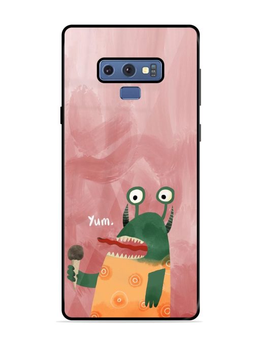 Hungry Monster Glossy Soft Edge Case for Samsung Galaxy Note 9 Chachhi