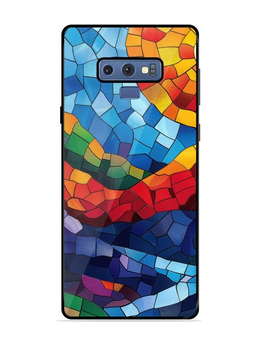 Mosaic Sunset Glossy Soft Edge Case for Samsung Galaxy Note 9 Chachhi