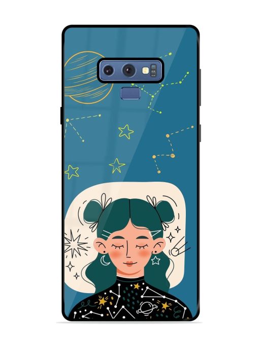 Cosmic Daydreamer Glossy Soft Edge Case for Samsung Galaxy Note 9 Chachhi