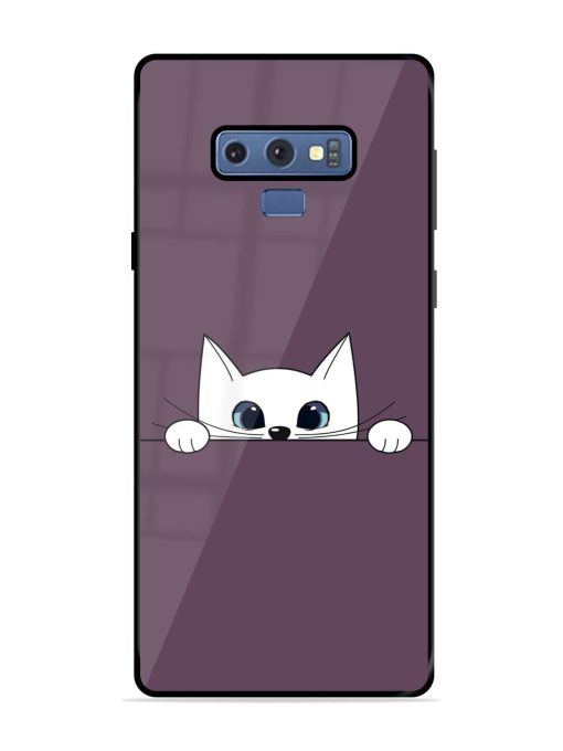 Peek-A-Boo Kitty Glossy Soft Edge Case for Samsung Galaxy Note 9 Chachhi