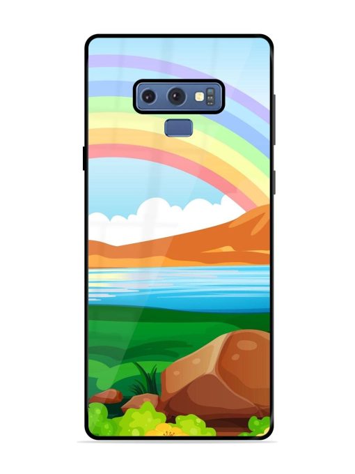 Rainbow Over The Lake Glossy Soft Edge Case for Samsung Galaxy Note 9