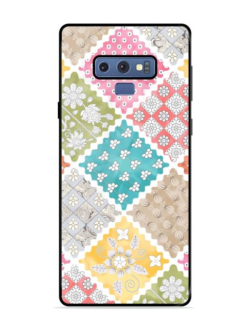 Patchwork Dreamscape Glossy Soft Edge Case for Samsung Galaxy Note 9 Chachhi