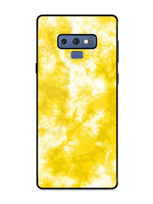 Golden Tie-Dye Twirl Glossy Soft Edge Case for Samsung Galaxy Note 9