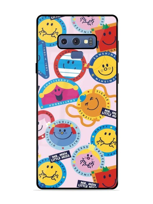 Whimsical Mr. Men & Little Miss Glossy Soft Edge Case for Samsung Galaxy Note 9 Chachhi