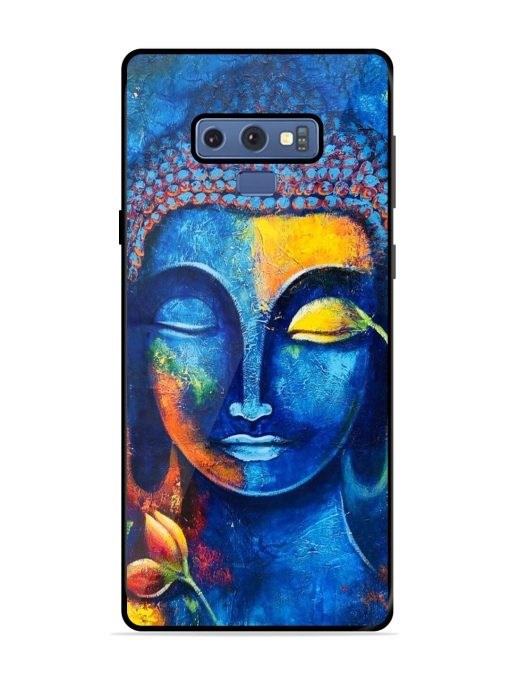 Enlightened Serenity Glossy Soft Edge Case for Samsung Galaxy Note 9 Chachhi