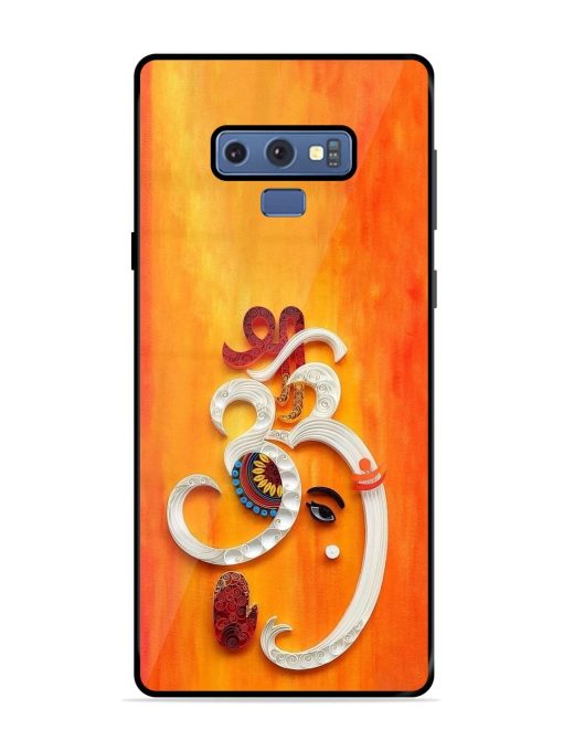 Ganesha In Quilling Art Glossy Soft Edge Case for Samsung Galaxy Note 9 Chachhi