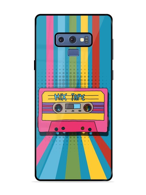 Retro Cassette Tapes Glossy Soft Edge Case for Samsung Galaxy Note 9 Chachhi